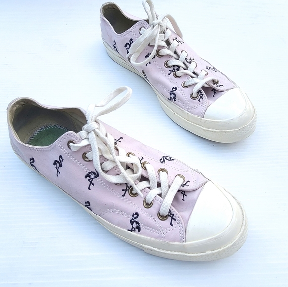 CONVERSE Chuck Taylor lavender flamingo printed Sneakers - Picture 7 of 10